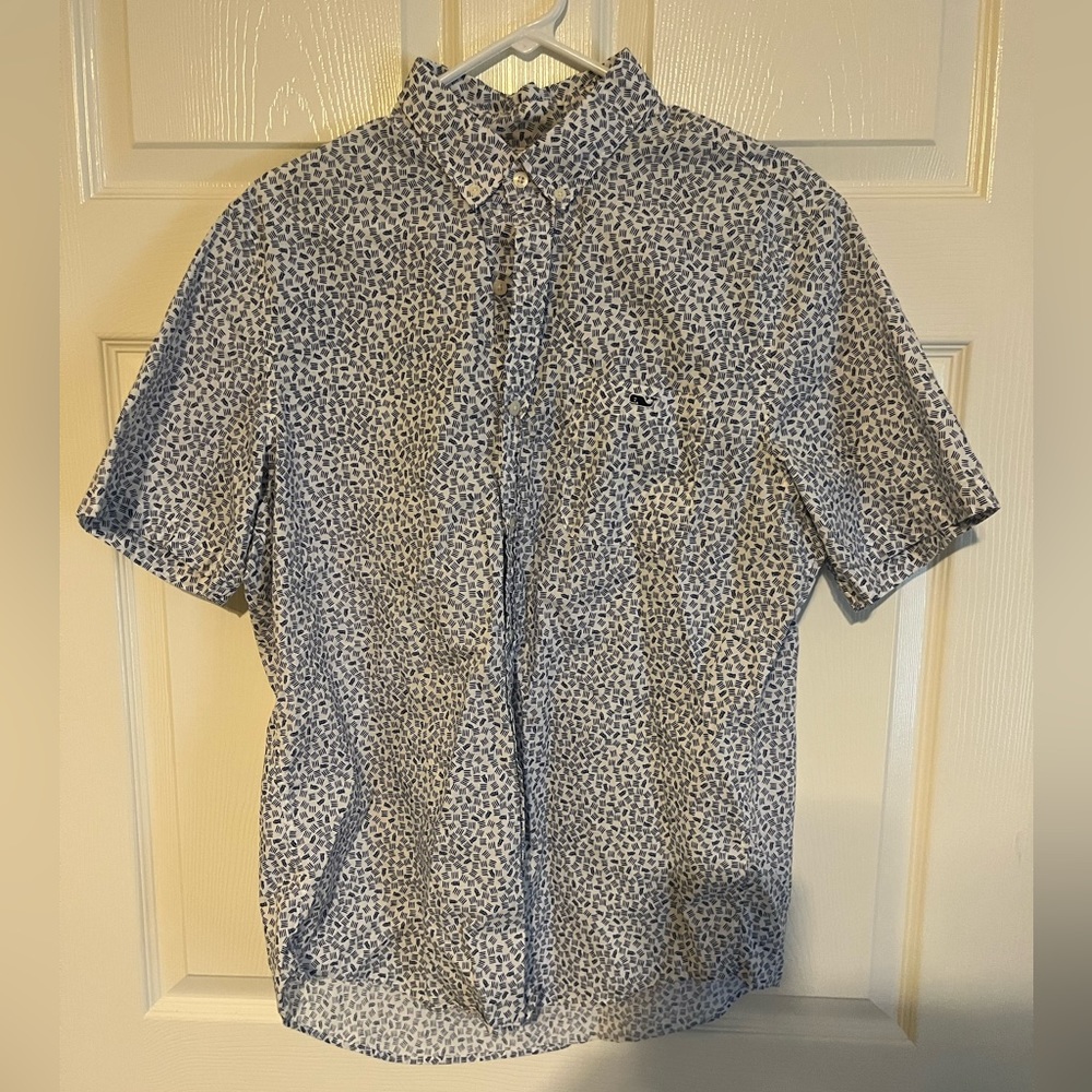 Men’s large Vineyard Vines shirt.